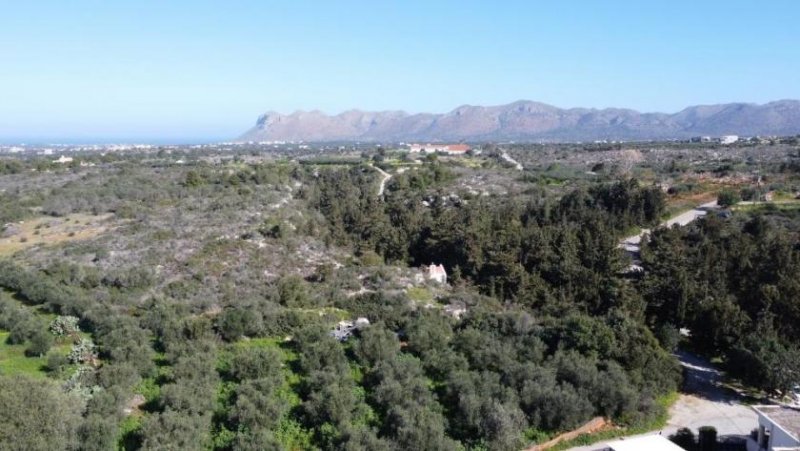 Kampani Kreta, Kampani: Ruhiges Grundstück in Akrotiri mit Bergblick zu verkaufen Grundstück kaufen